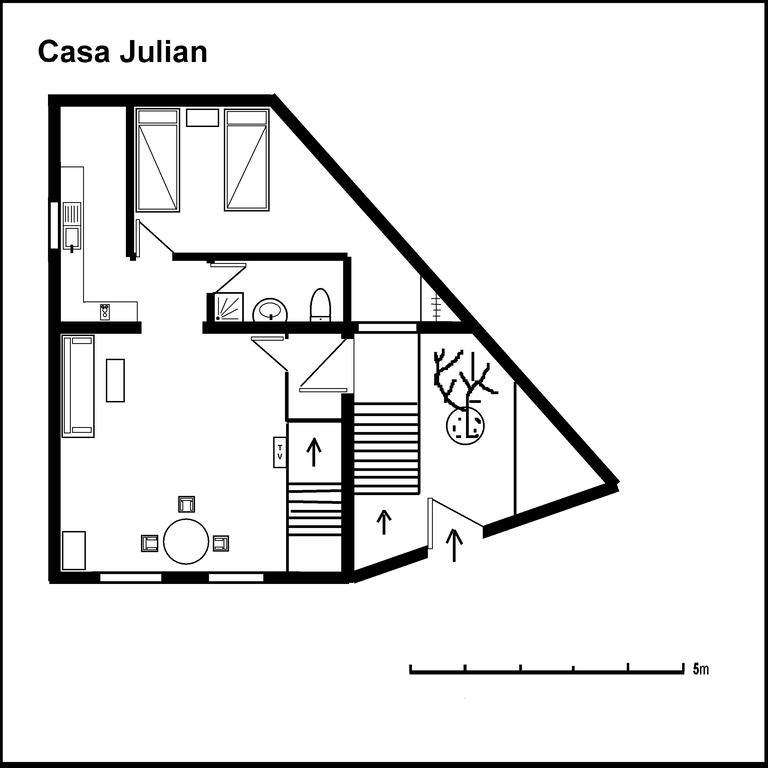 Casa Julian Leilighet Santa Cruz de la Palma  Eksteriør bilde